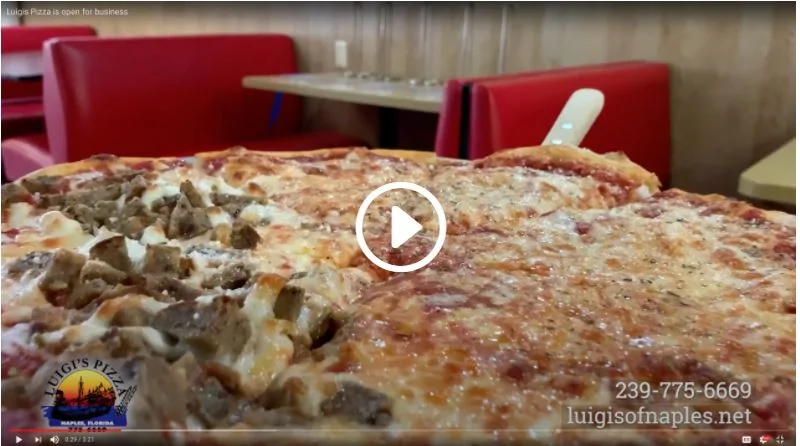 Luigi’s Pizza of Naples is Open for Business